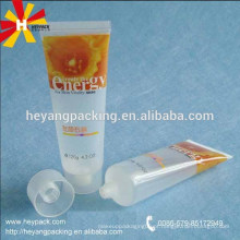 Embalagem plástica transparente dos tubos cosméticos